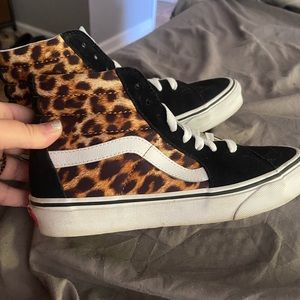 Cheetah high top vans